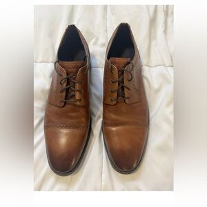 Cole Haan Men's Wayne Cap Toe Oxford Brogue Shoes British Tan 13